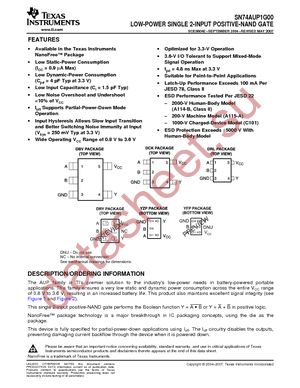 SN74AUP1G00DBVT datasheet  